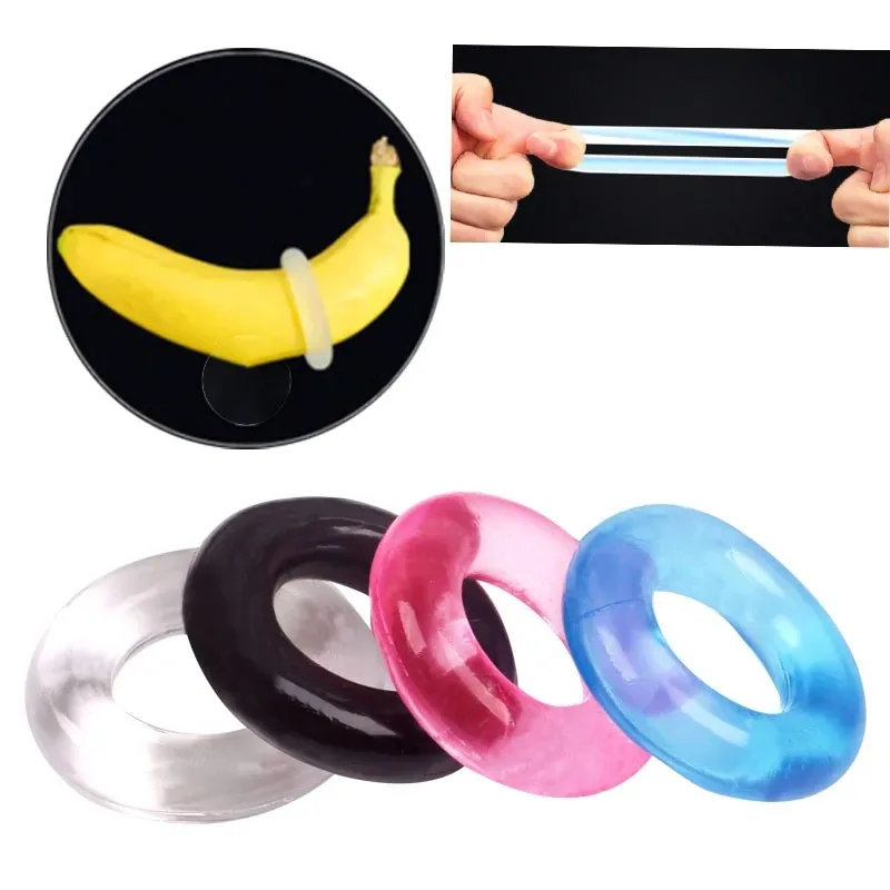 5pcs Delay Cock Ring Vibrator Sleeve Lasting Reusable Dotted Clitoris G Spot Squirt Finger Penis Extend Rings Sex Toys for Man