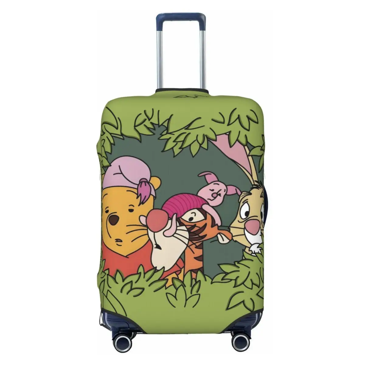 

Чехол для чемодана с изображением Винни-Пуха в стиле манга/аниме, милый защитный чехол для чемодана, подходит для чемоданов 18-32 дюймов