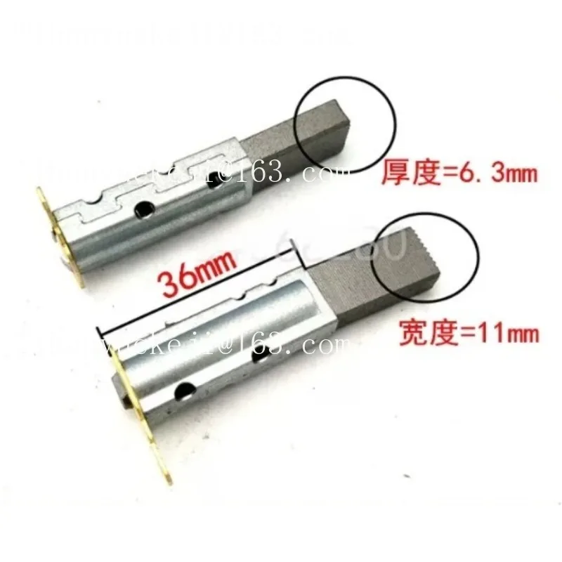 1 pair of motor spring carbon brush 6.3*10/11 7.2*13  Applicable to Yililiqi high pressure cleaner car washer motor