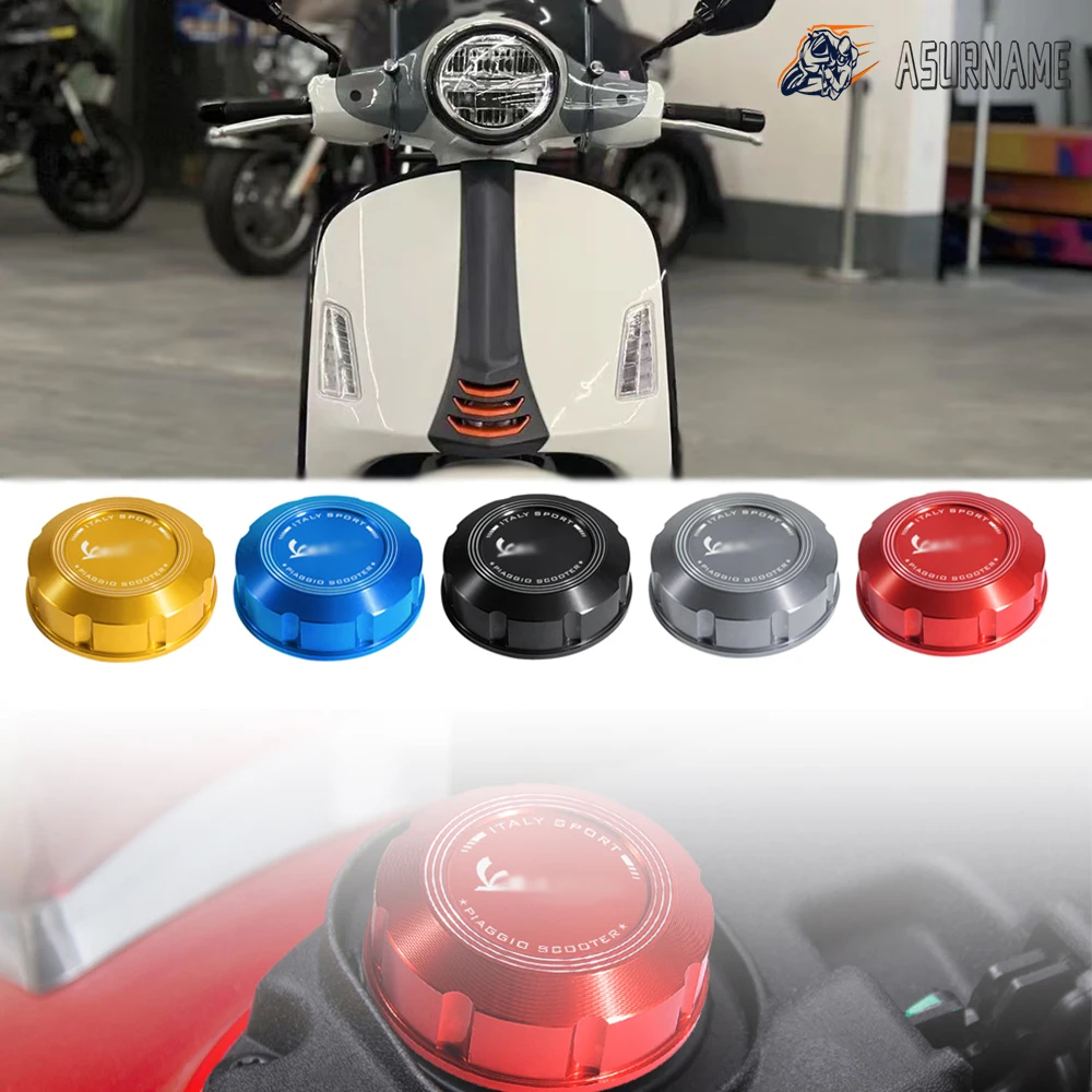 

For Vespa Gts 300 250 150 Sprint PX LX Primavera Motorcycle Gas Fuel Tank Filler Oil Cap Cover Accessories