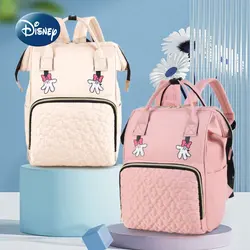 Disney Mickey New Diaper Bag Backpack Luxury Brand Diaper Bag Backpack High Capacity High Quality Cartoon Fashion Baby Bag