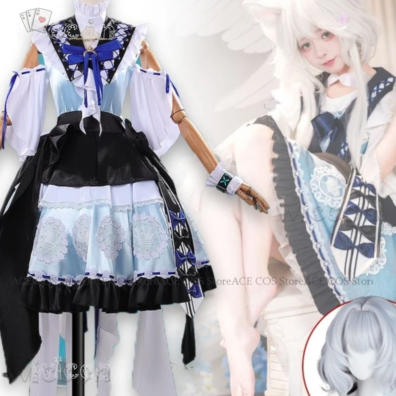 

disfraz mujer Arknights Rosemary Cosplay full costumes and sets Anime Game Roleplay Outfit Female Light Dream Series Dress
