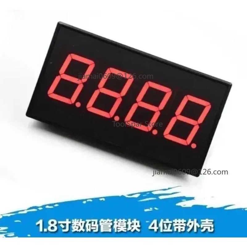 LED-485-184 1.8 Inch 4 Bit Red Digital Tube Display Industrial RS485 MODBUS Communication Module