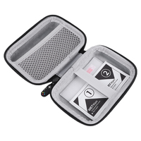 Hard Carrying Case Tempered Glass Screen Protector Travel Protective Case Protection Bag for Trimui Brick Handheld Game Console