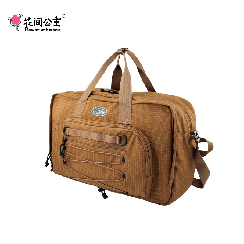 Flower Princess Courage Women's Bag 2025 Original Light Outdoor Travel Handbag Large Multi functional Crossbody Bag Backpacks