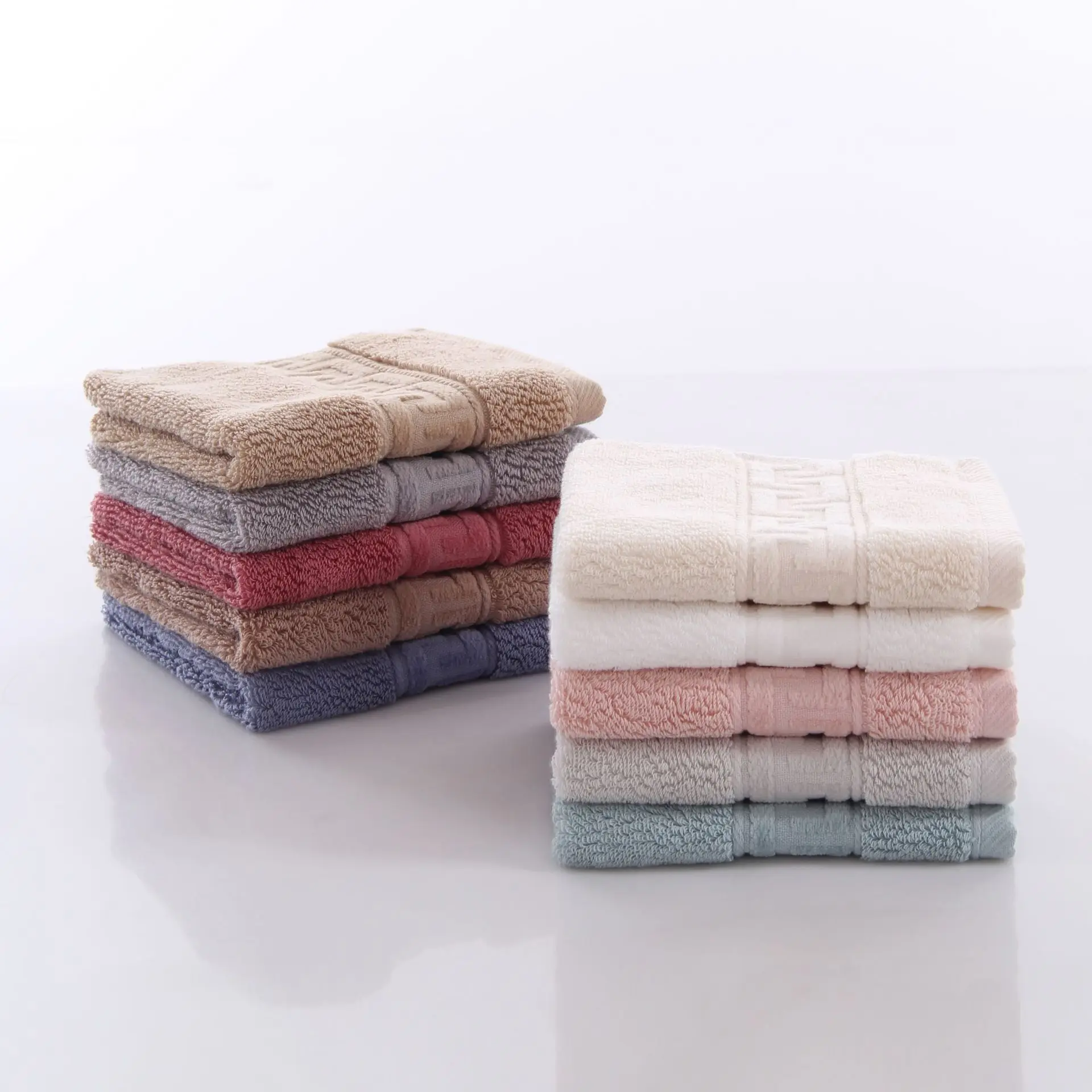 Avati Long-staple Cotton Square Towel Pure Cotton Water-absorbing Thickened Soft Jacquard Broken Square Towel
