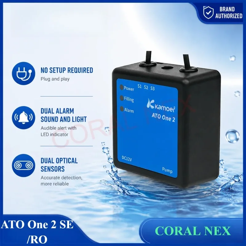 ATO ONE 2 Smart Aquarium Automatic Water Replenisher with Newly Upgraded Optical Liquid Level Sensor for Fish Tank