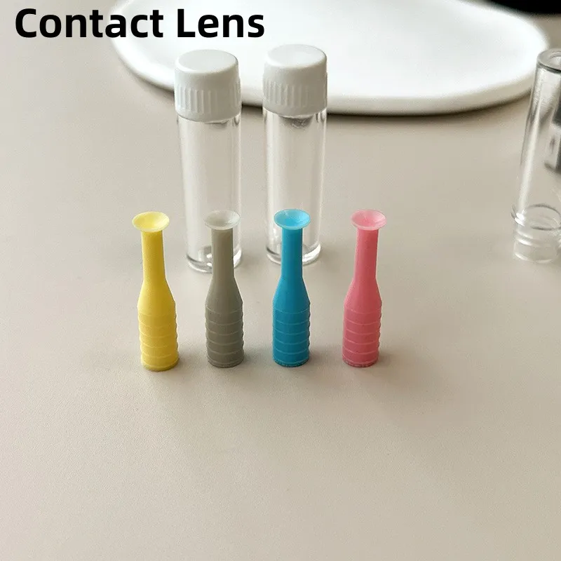 Rgp Lens Applicator Solid Silicone Eye Tool Contact Lens Remover Curvature Fitting Lens Handling Stick For Optometry Eye Care