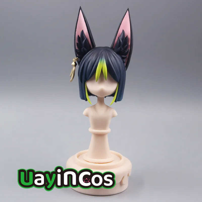 

Genshin Impact Tighnari Handmade OB11 OB22 GSC Hair Detachable Hair Shell Wig Faceplates BJD Doll Accessories Game Anime Figure