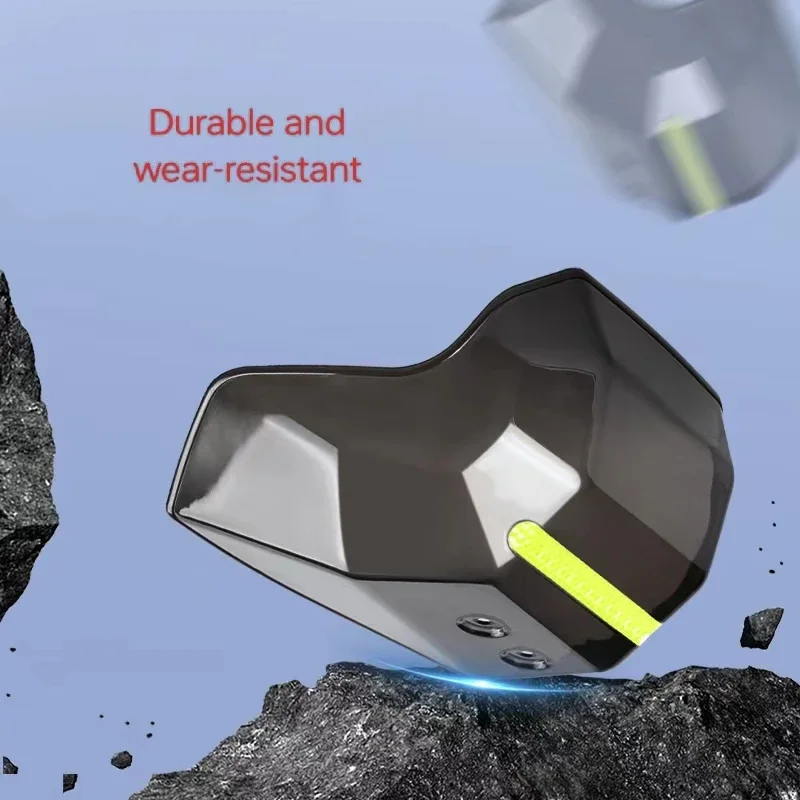 Einfach zu installierender und zerlegbarer Handschutz für Roller, Motorrad, ATV mit nachtreflektierendem Streifen, Wind, Regen und Sonnenschutz – Detail 3