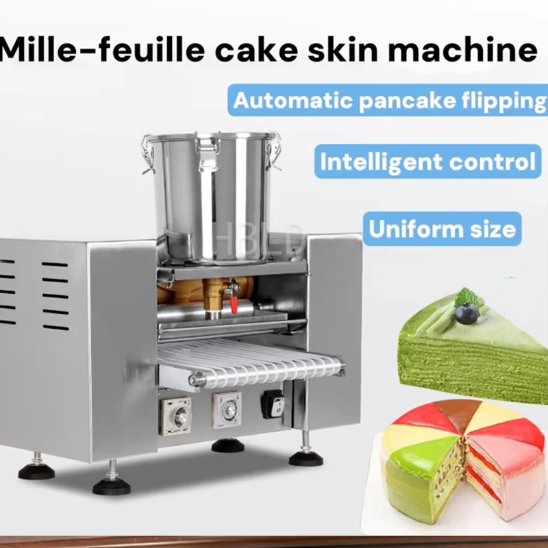 Commercial Fully Automatic Mini Rice Cake Maker Thousand Layer Cake Skin Forming Machine for Business Use