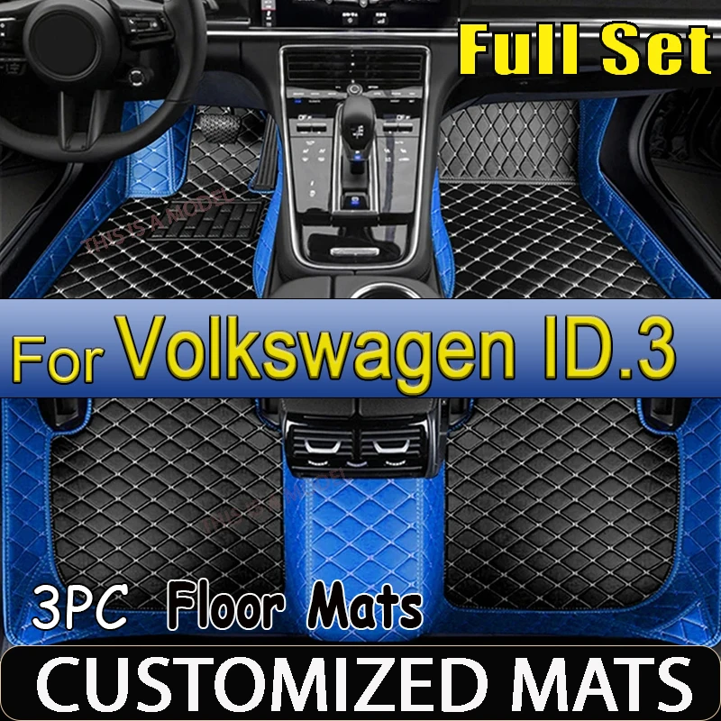 

Car Mats For VW Volkswagen ID.3 ID3 ID 3 2019 2020 2021 2022 Protective Pad Floor Mats Carpets Leather Mat Car Accessories 2020