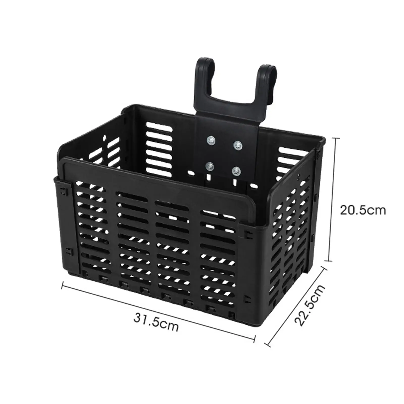 

Bike Basket,Folding Basket,Heavy Duty Shopping Holder,Foldable Cargo Rack,Storage Basket, for Mount Carrying Carrier Pet Dog