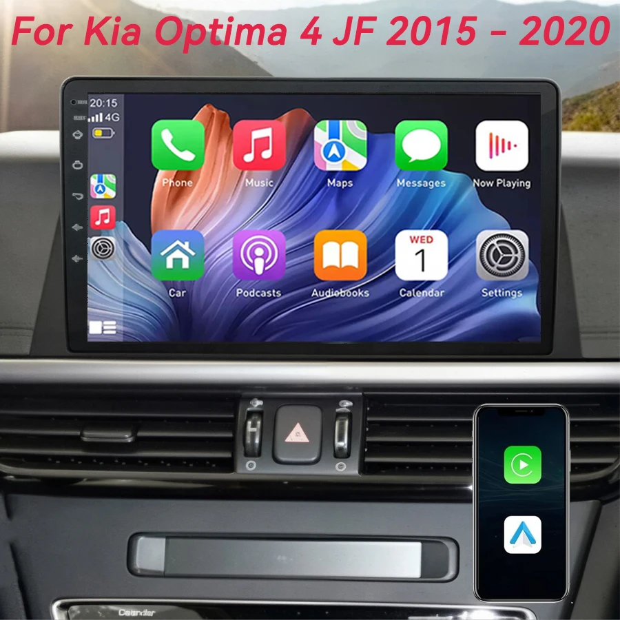 

Android 16 Carplay Auto Car Radio For Kia Optima 4 JF 2015 2016 2017 2018 2019 2020 GPS Navigation Multimedia Player Stereo
