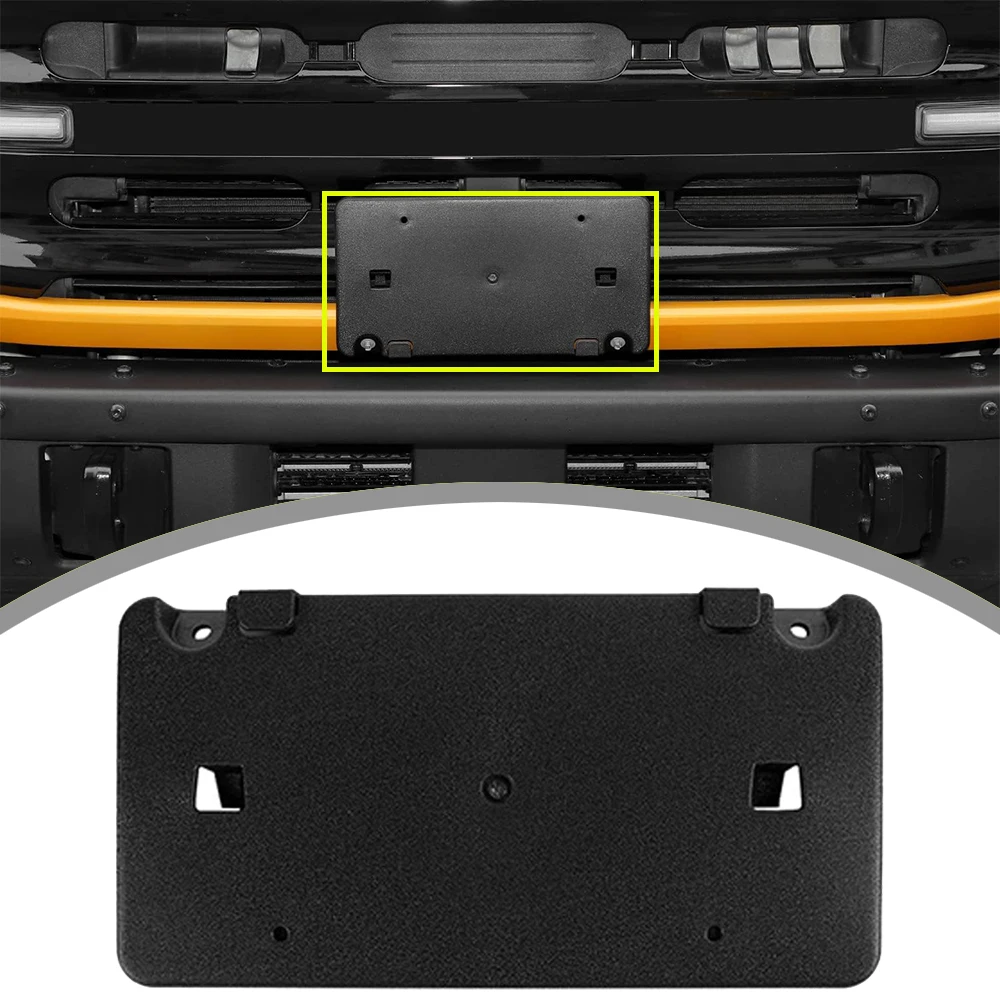 

For Ford Bronco 2021 2022 2023 2024+ Front License Plate Holder Frame Mount Bracket
