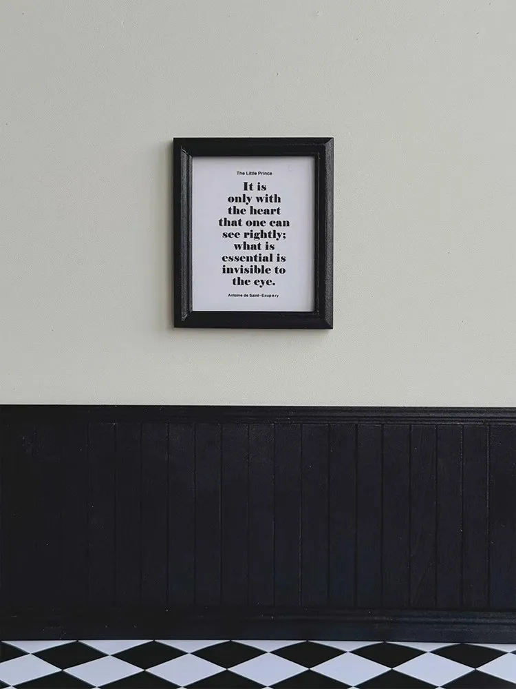 1/6 1/12 미니 모델 인형 집 가구 액세서리 웨이스트 라인 웨인스코트 베이스보드 Bjd Ob11 Gsc Blyth Soldier Lol 벽 장식