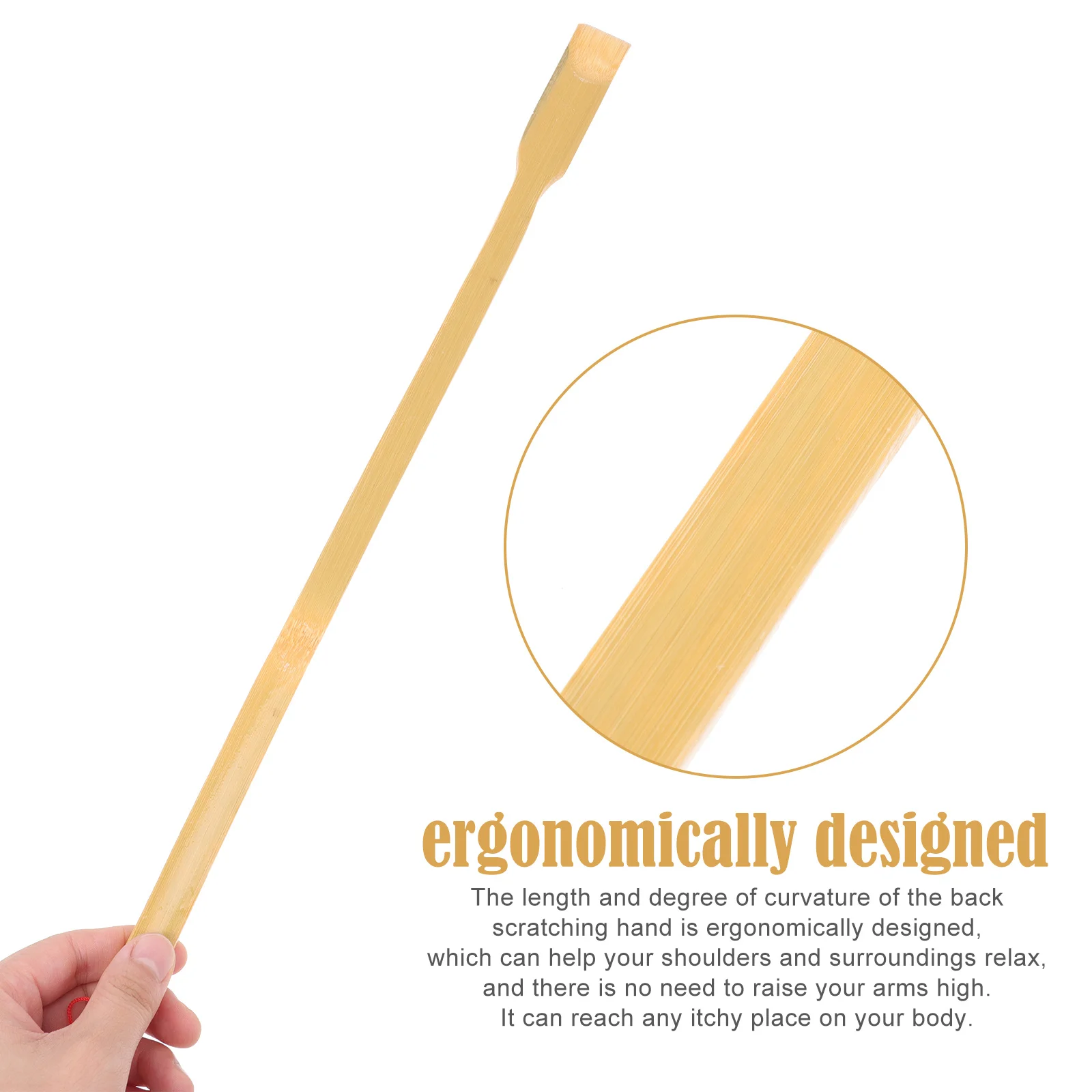 

4 шт. бамбуковый скребок для спины, ручной массажный инструмент для релаксации тела, облегчение зуда, скребок для спины, скребок для зуда