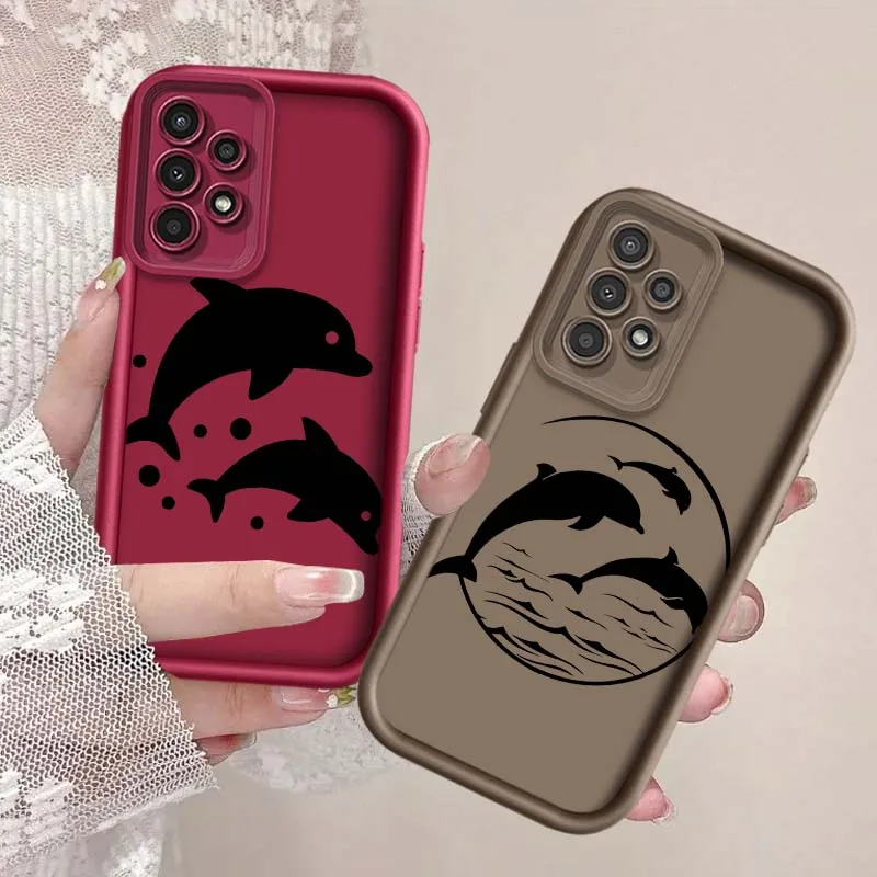 Fashionable Cute And Simple Cartoon Design Cover For Samsung Galaxy A56 A16 A55 A35 A25 A73 A71 5G 5G 4G Eye Ladder Phone Case