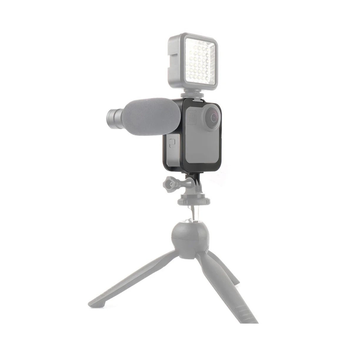 VR كاميرا بانورامية قفص مع الحذاء البارد جبل ، غطاء واقي قابل للإزالة ، ماكس الإطار ، قضية الإفراج السريع ، ماكس