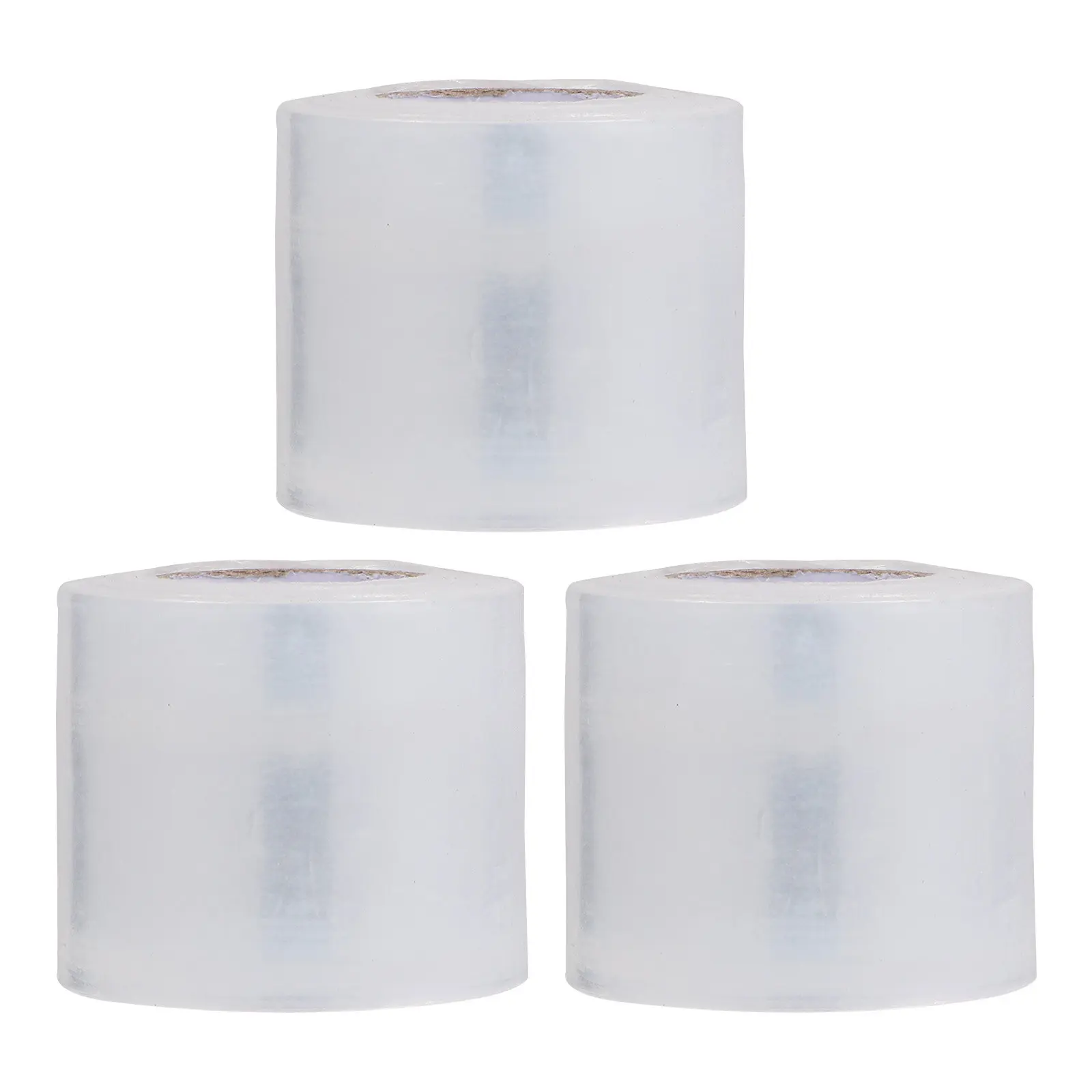 

3 Rolls Lip Plastic Film Ultra-Thin Elastic Strong Adhesion Lightweight Portable for Lip Care Supplies Eyebrows Protection Film