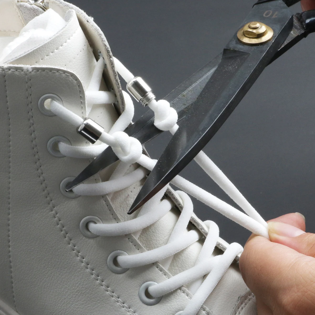 1pair Laces Closure, Metal Capsules,  Metal Capsule Lock, Lazy Metal Capsule Laces, Capsule Closure, Lazy Shoelaces for Trainers image 4