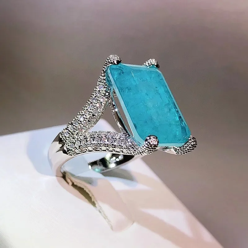 925-sterling-silver-European-and-American-temperament-simulation-Paraiba-ring-women's-rectangular-emerald-zircon-jewelry-gift