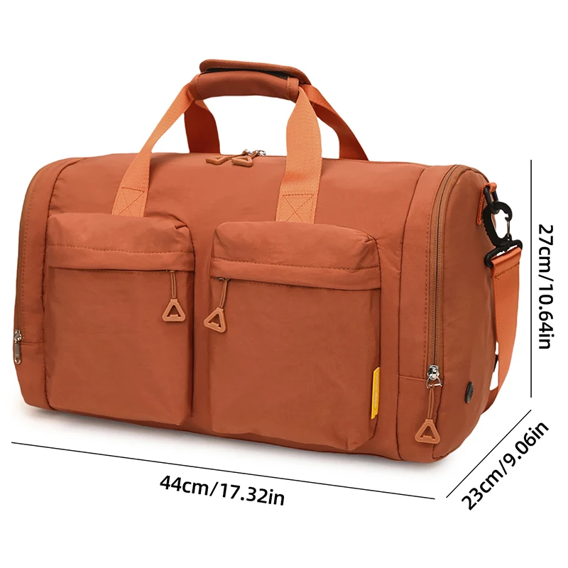 กระเป๋าถือแบบพับได้สำหรับออกกำลังกาย ฟิตเนส เล่นกีฬา ใส่รองเท้า กระเป๋าเดินทางสำหรับนักธุรกิจ นักเรียน นักศึกษา สำหรับฝึกซ้อม กีฬา ท่องเที่ยว เดินป่า ตั้งแคมป์ ใช้เป็นกระเป๋าคาดลำตัวได้