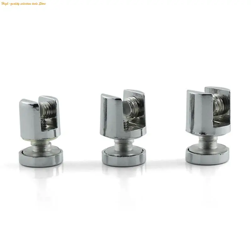 203F Furniture Connector Hardware Accessories Braket Penjepit Kaca untuk tebal 10-12mm