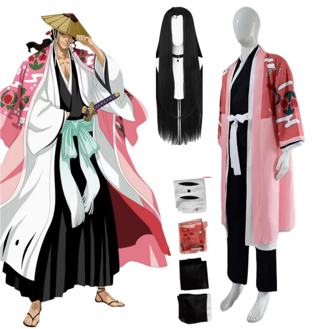 

Anime BLEACH Kyoraku Shunsui Cosplay Costume Wig