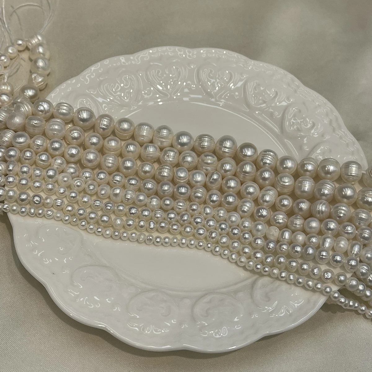 A DIY Pearl Natural Freshwater Pearl 3-11mm For Jewelry Making DIY Necklace Bracelet Chains Earrings Accessory