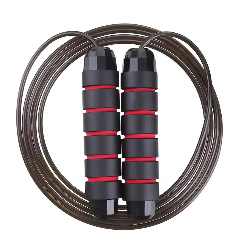 GoalFit 2024 High Quality Durable Skipping Rope Weight-bearing Blocks Fitness Beads Jump Rope for Home Fitness