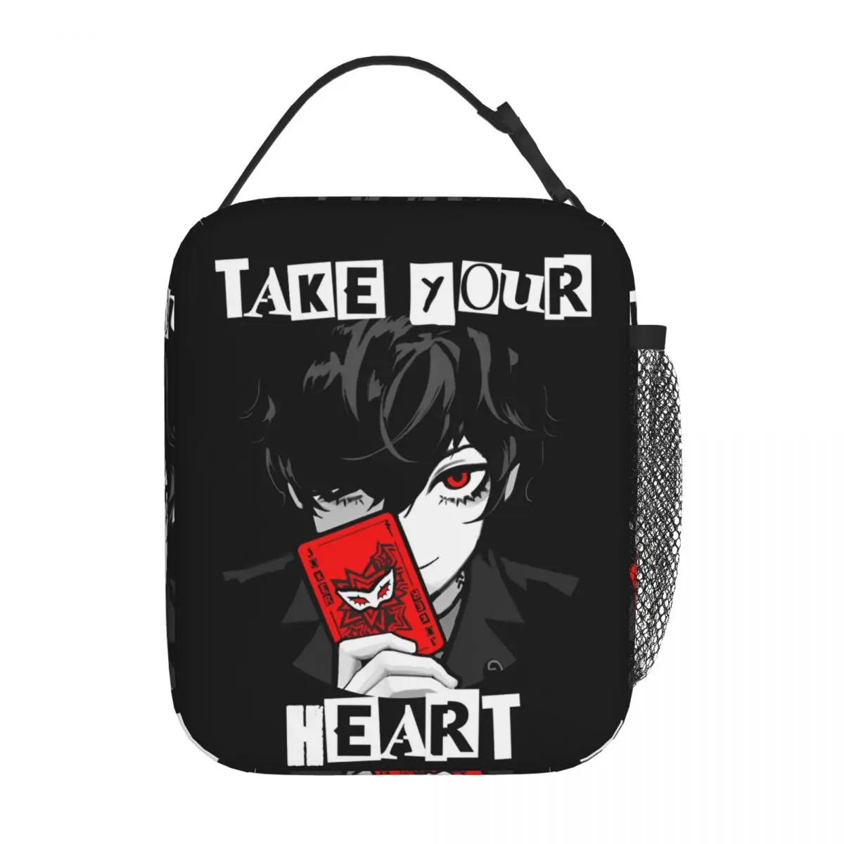 Personas Anime Insulated Lunch Bags Portable Take Your Hearth Meal Container Thermal Bag Lunch Box Tote Beach Outdoor Men Women