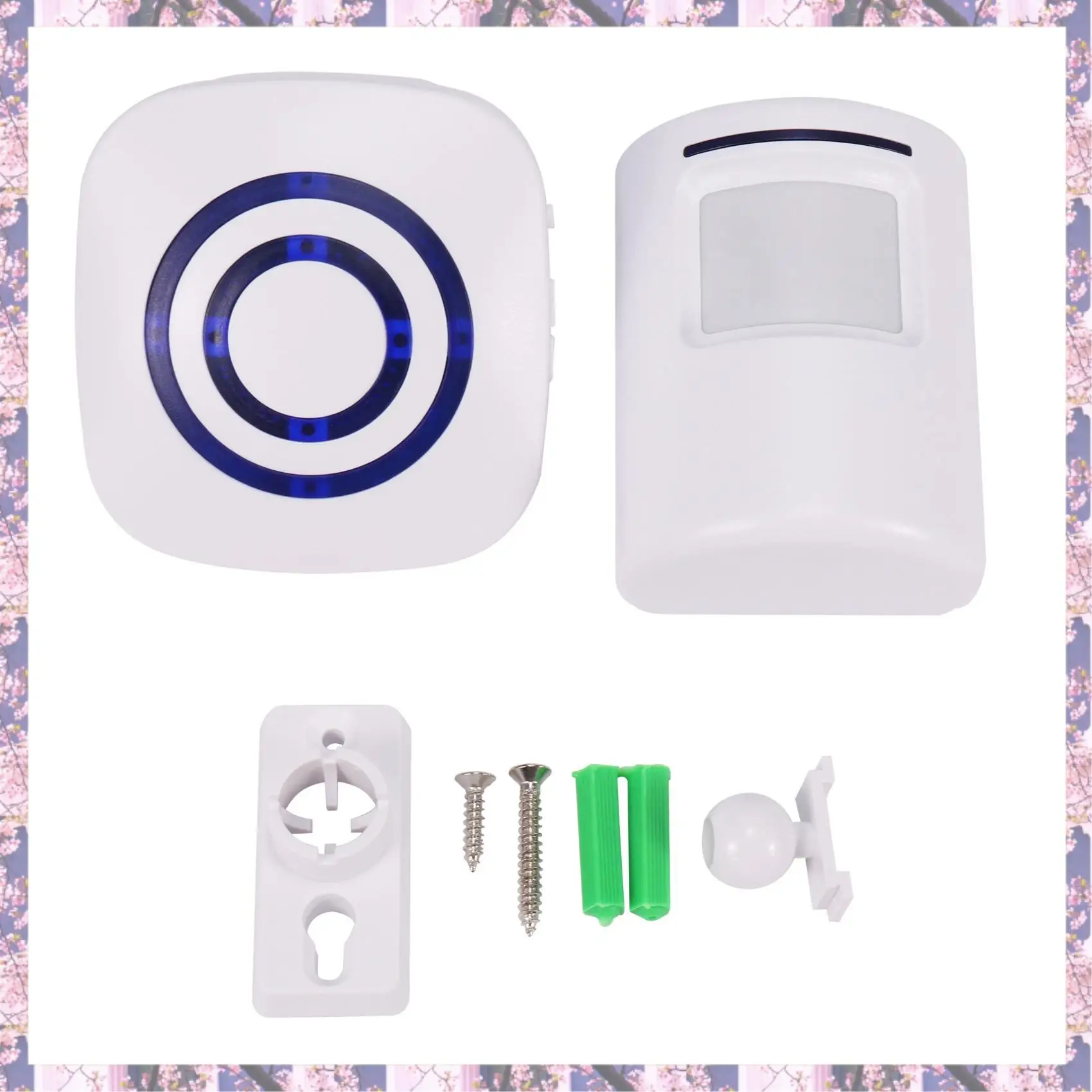 2025 الاتجاه باب الرنين ، لاسلكي الأعمال باب محس حركة كاشف الذكية زائر الجرس أمن الوطن درب إنذار مع 1 P