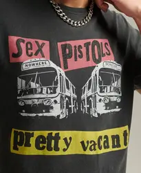 Sex Pistols Pretty Vacant 90s basic black T shirt cotton 100 S 5XL NH7788 long or short sleeves