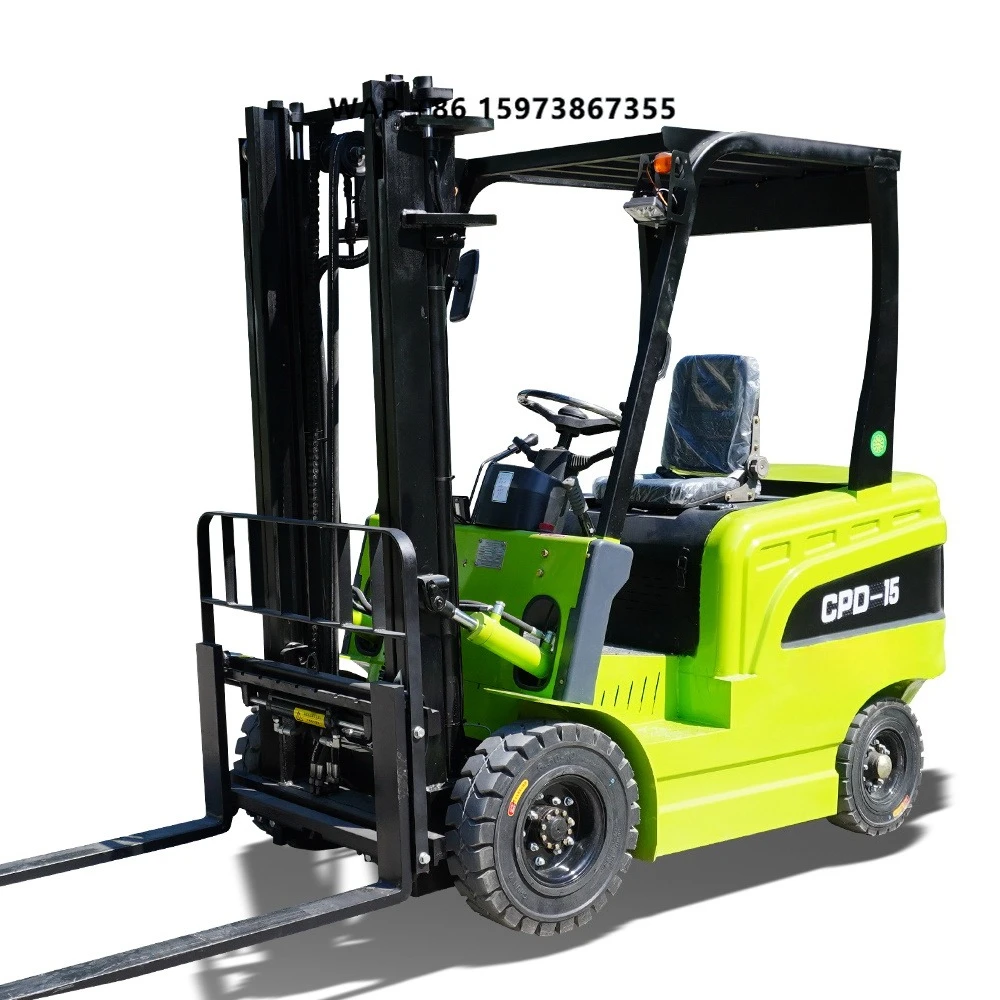 CE Certificate 5Ton Mini Electric Forklift With 3 Stage Frame Electric Forklift Truck