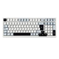 AULA F99 ISO-ES 96% Distribución QWERTY Hot-Swap Español Teclado para Gaming con Cable Retroiluminación RGB Interruptor Lineal Prelubricado