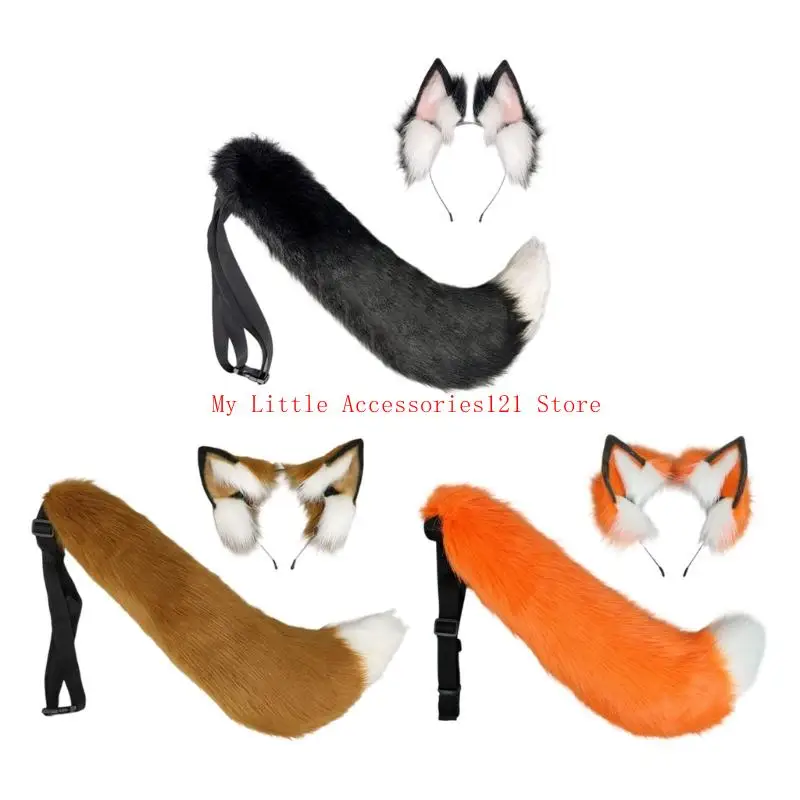 

Поррикарный ушной костюм и хвост для фестивалей на Хэллоуин