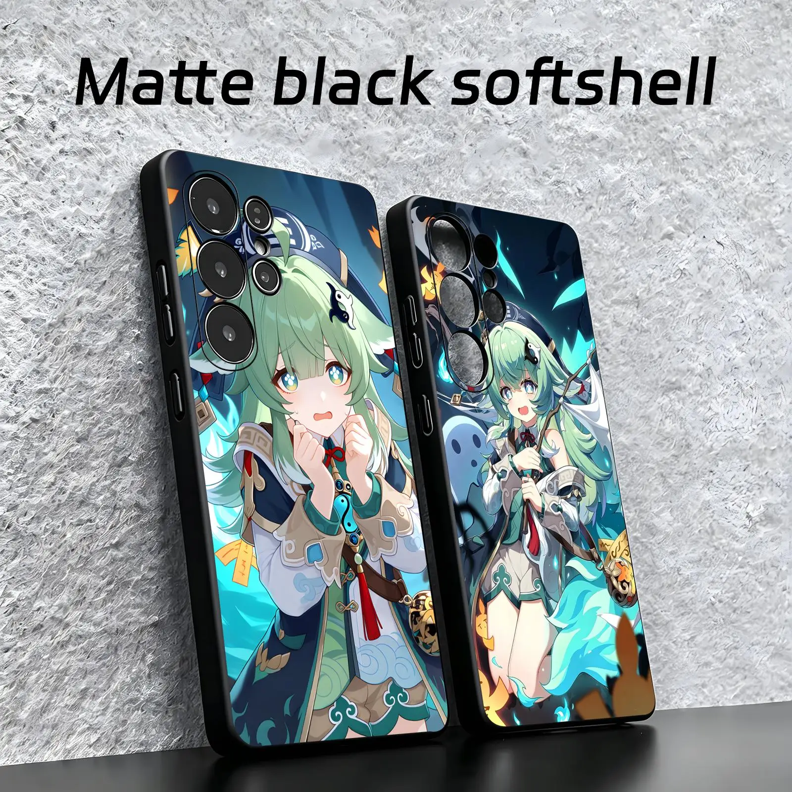 Honkai Star Rail Huohuo  Phone Case For Samsung S26 S25 S24 S23 S22 S21 S20 Ultra Note20 Soft black Shockproof Cover