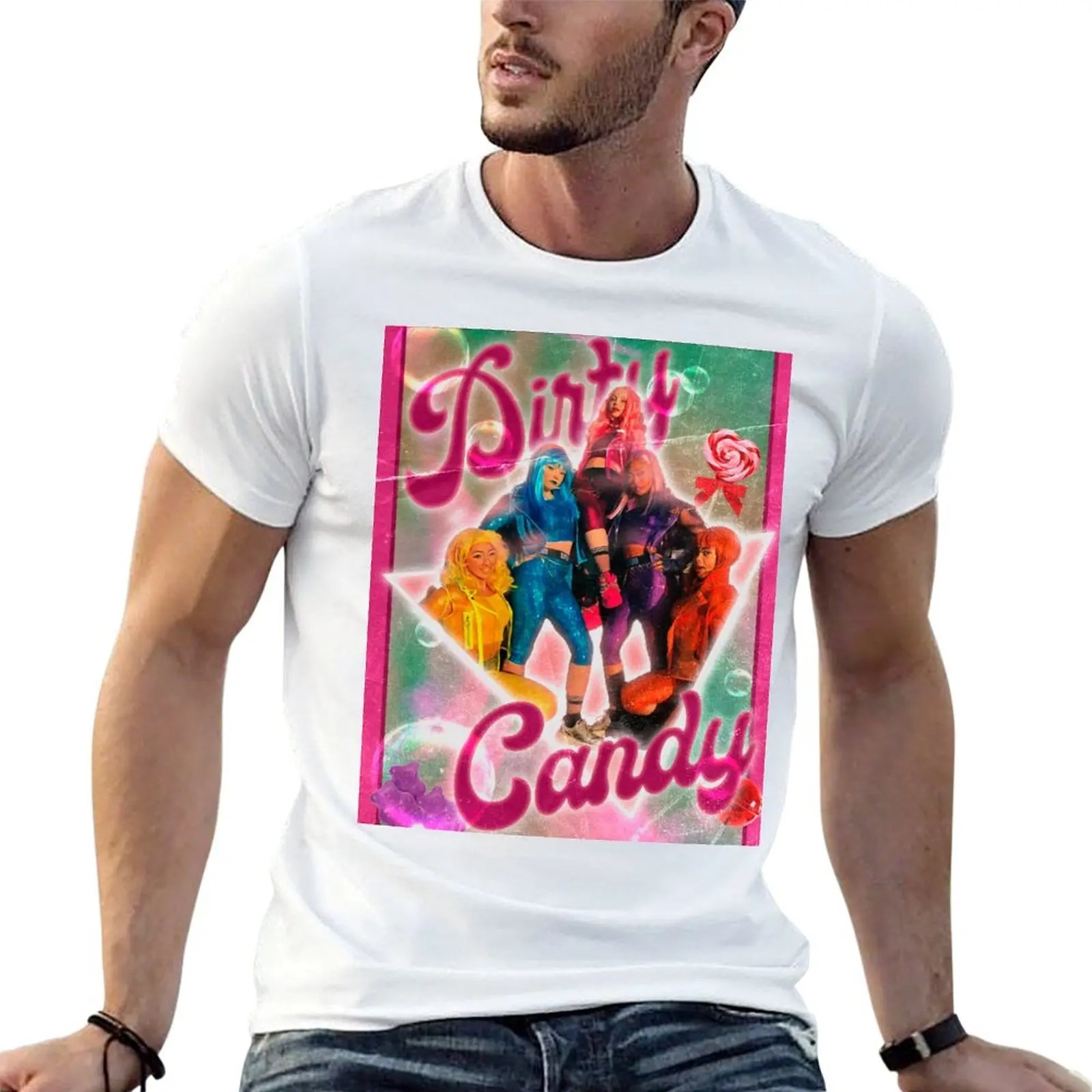 

Dirty Candy! T-Shirt man t shirt designer black cotton t-shirt plain for man package t shirts for man slim fit T-shirt