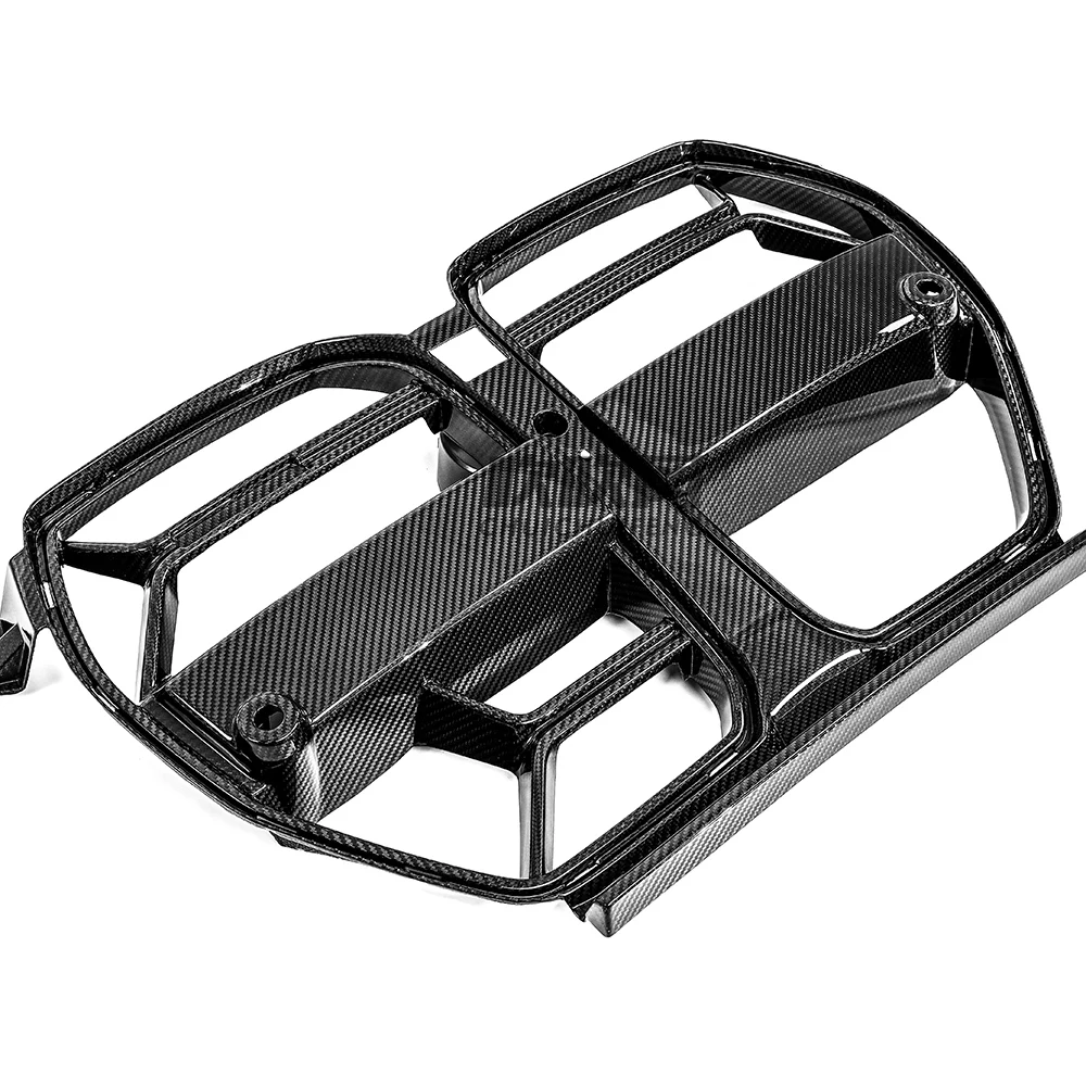 

G80 G82 Dry Carbon Fiber Grills For G80 M3 M4 G82 G83 CSL Style Car Front Bumper Grill 2021-2024