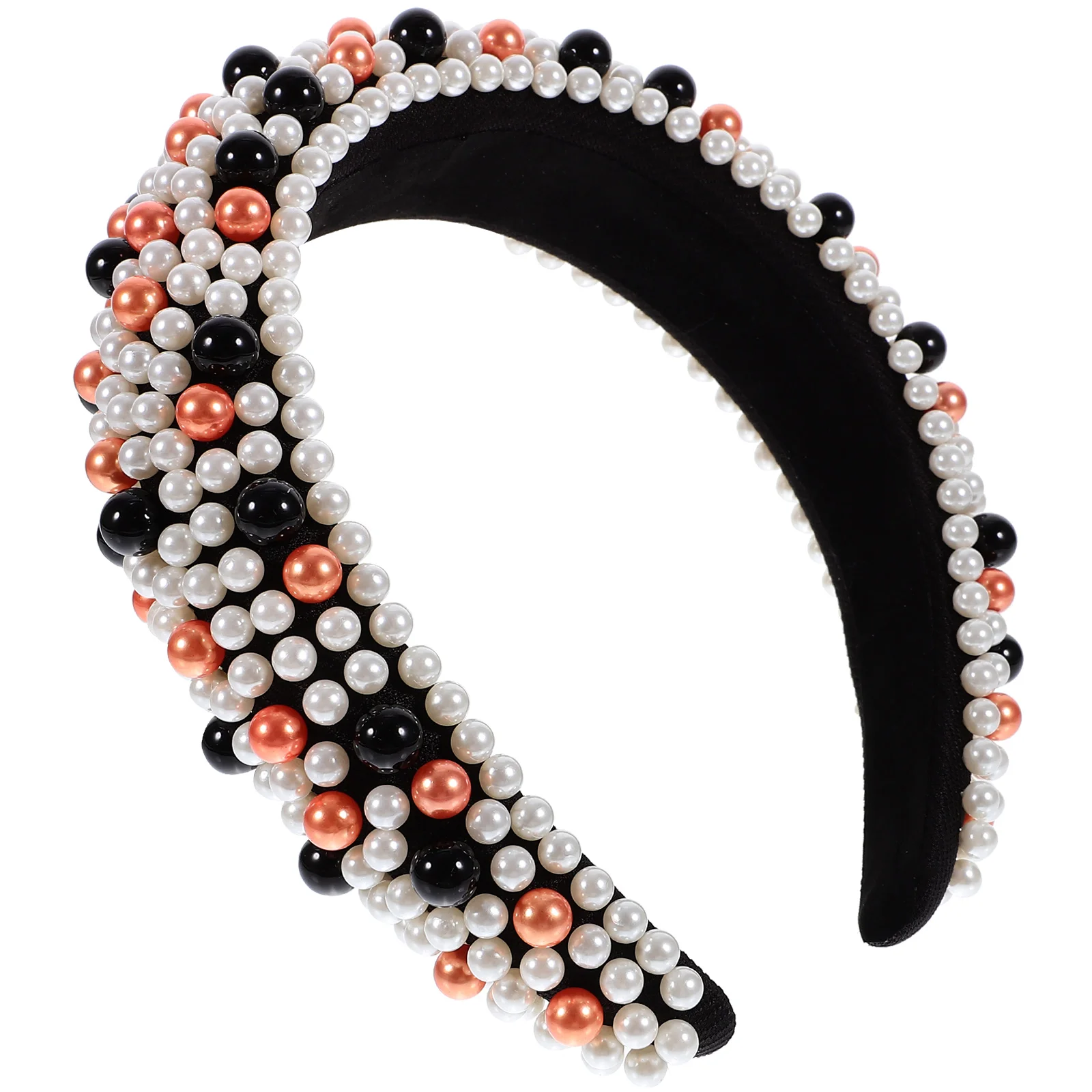 

Women Headband Pearl Decorated Stylish Wide Fit for All Day Use Perfect for Short Hair Spa Washing Face Trendy Hair Accessories