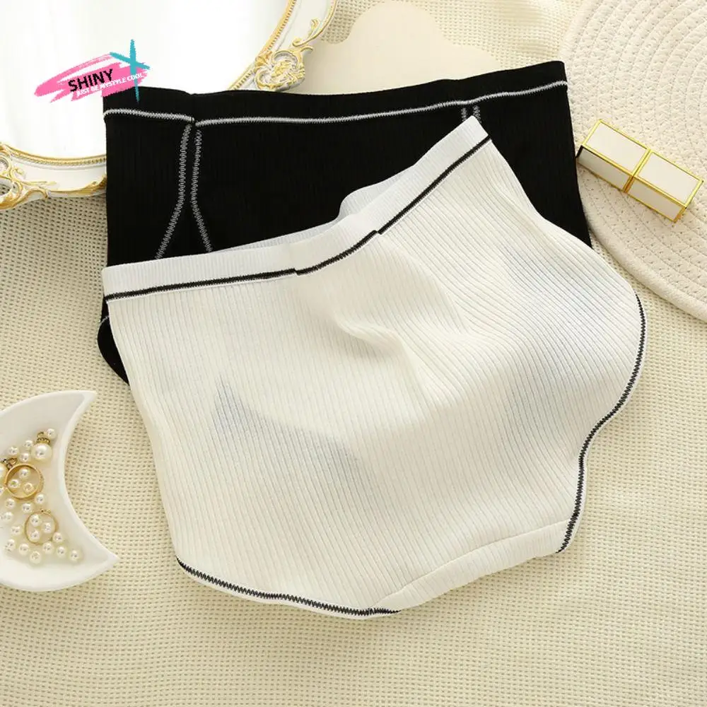 

3 шт., мягкие трусики с высокой талией и резьбой, хлопковые трусы с промежностью, бесшовные трусы, тонкое нижнее белье для женщин, леди