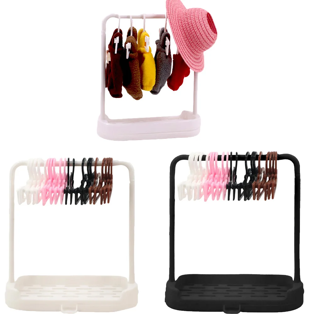 Juego de soporte para ropa de varios colores, accesorios para muñecas de 17cm, 5 unidades/6 unidades/10 unidades/11 unidades, regalo para niños