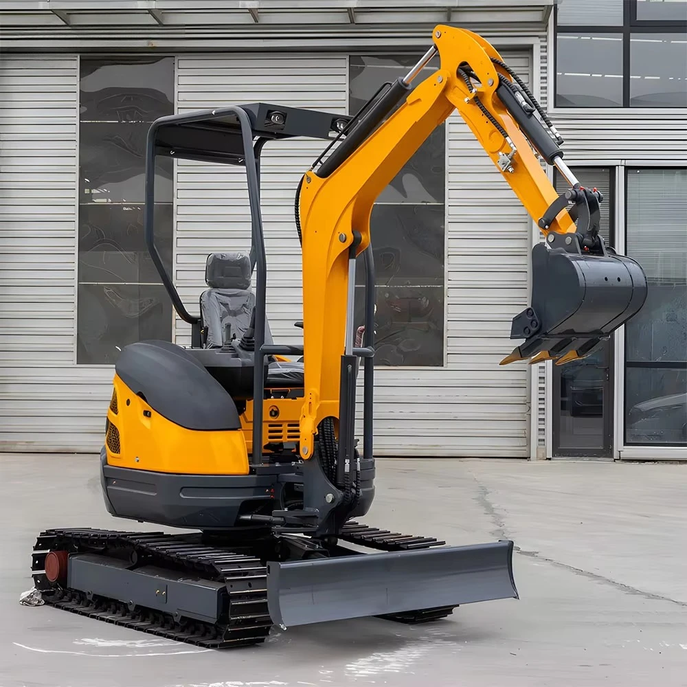 Free delivery mini excavator 3.5 tons small Kubota engine 1 ton 2 tons farm mini excavator price