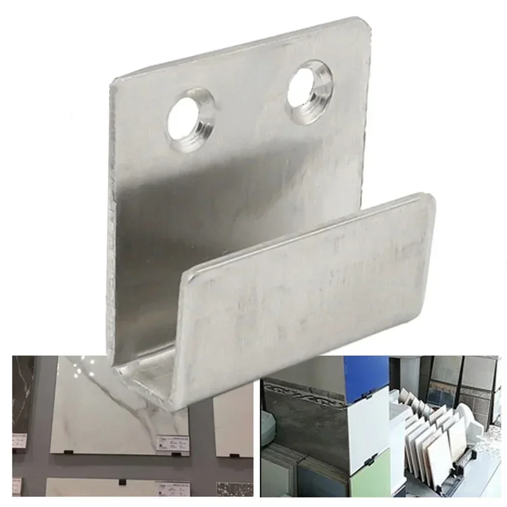 Rust Proof U Shape Corner Brackets Silver Stainless Steel Functional Hanging Hook Good For Tiles Or Mirrors Support