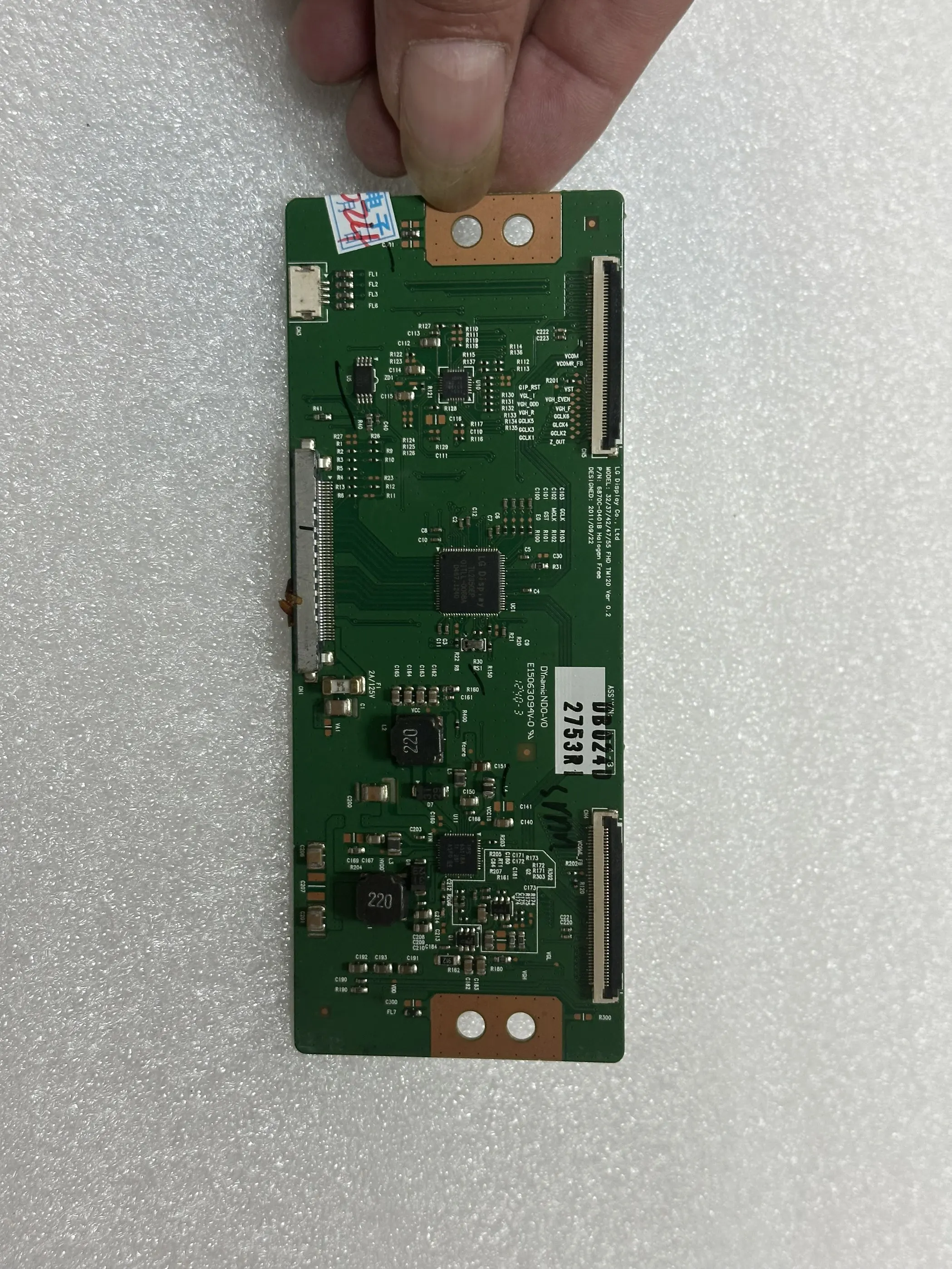 

Board LC32/37/42/47/55 FHD 6870C-0401C 6870C-0401B 6870C-0401A Logic board connect with T-CON connect board