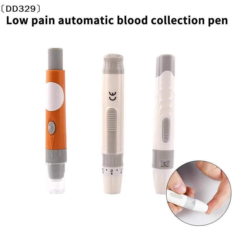 Adjustable Lancet Pen Depth Sampling Glucose Test Pen Diabetics Sensor Lancing Device Collect Accessories〔DD329〕〔DD329〕
