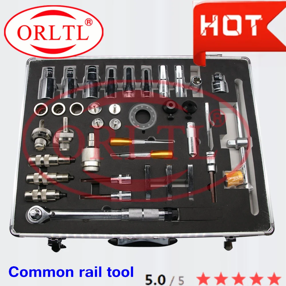 

40pcs Universal Diesel Fuel Injector Assy Repair Kits Dismounting Disassemble Remove Full Set For Common Rail Injector