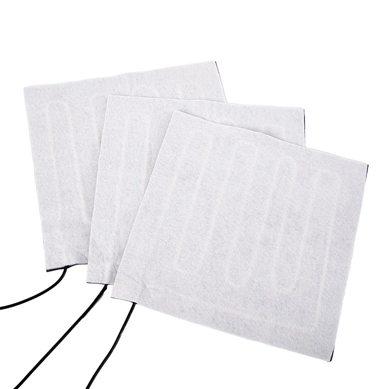 New 22x22cm 5V USB Fiber Heater Carbon Electric Heated Jacket Soft Cushion Winter Men Vest Heating Clothes Warmer Pads Keep Warm