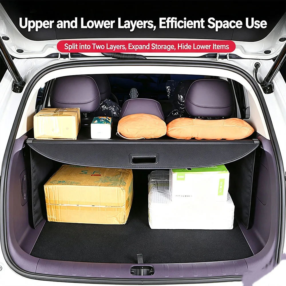For Leapmotor B05/Lafa5/B10 Car Trunk Cover, Trunk Storage Partition Storage Box, Car Specific Interior Modification Accessories